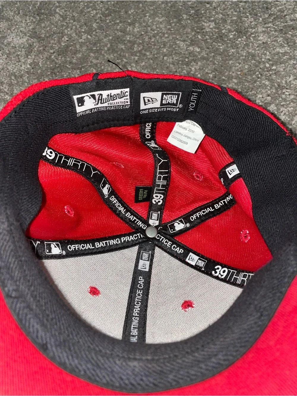 New Era St Louis Cardinals Baseball Cap Youth Official Batting Practice 39Thirty